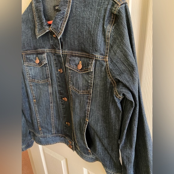 Jacket Blue Jean Womens Izod Denim Jacket - Picture 5 of 10
